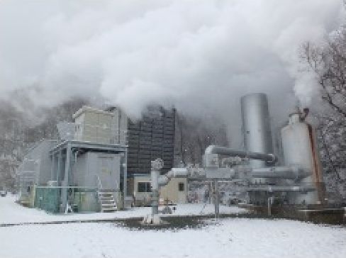 わいた地熱発電所